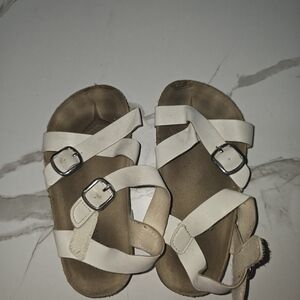 Old Navy Kids White Strap Sandals